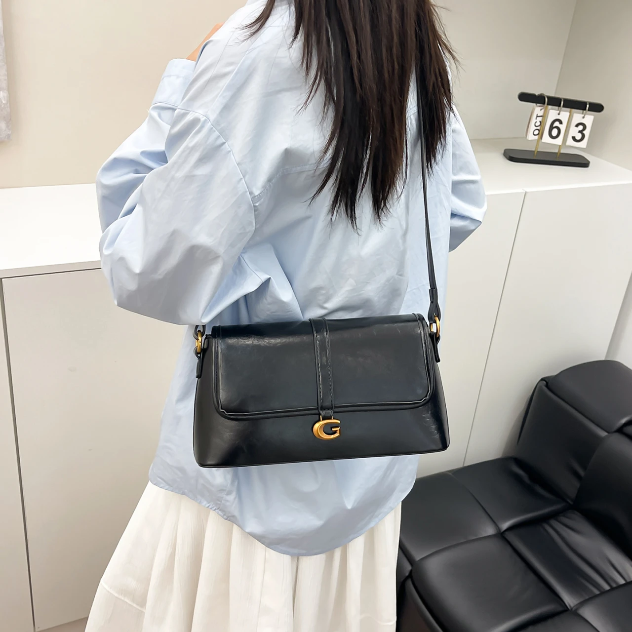 Bolso de hombro de cuero de al - Luxury Lifestyle Handbags reseña y precio